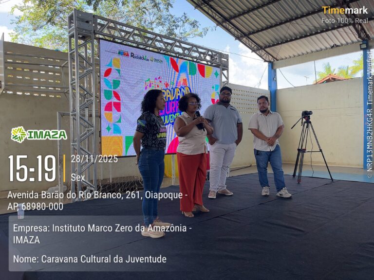 Caravana Cultural da Juventude encerra ciclo de atividades em Oiapoque com programação cultural e oficinas criativas